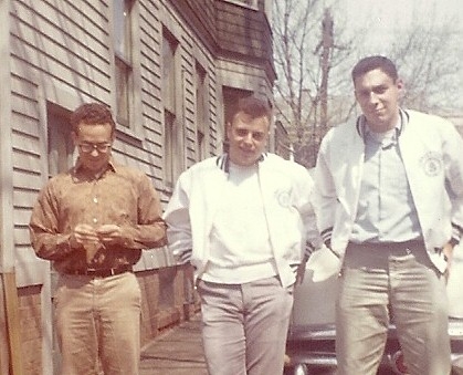 Neal Wellins, Mark Levin and Hank Rosen hanging out in 1961.  Neal was the first kid to get a smart phone.