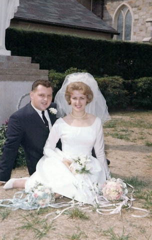 Mary Ellen King Richard Sokol wedding 1964